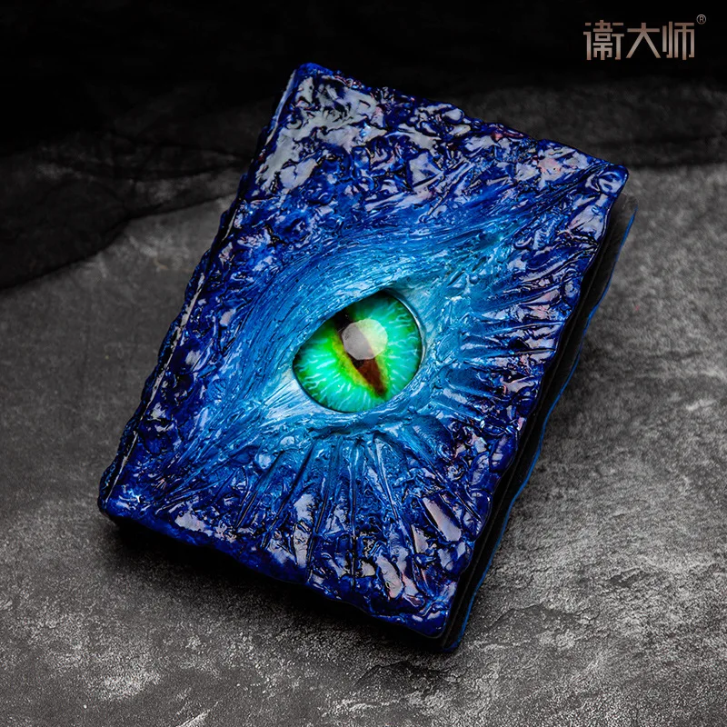 A5 Retro Resin Relief Magic Eye Notebook Gothic Witchcraft Diary Designed for Witches and Mystery Enthusiasts Unique Gift