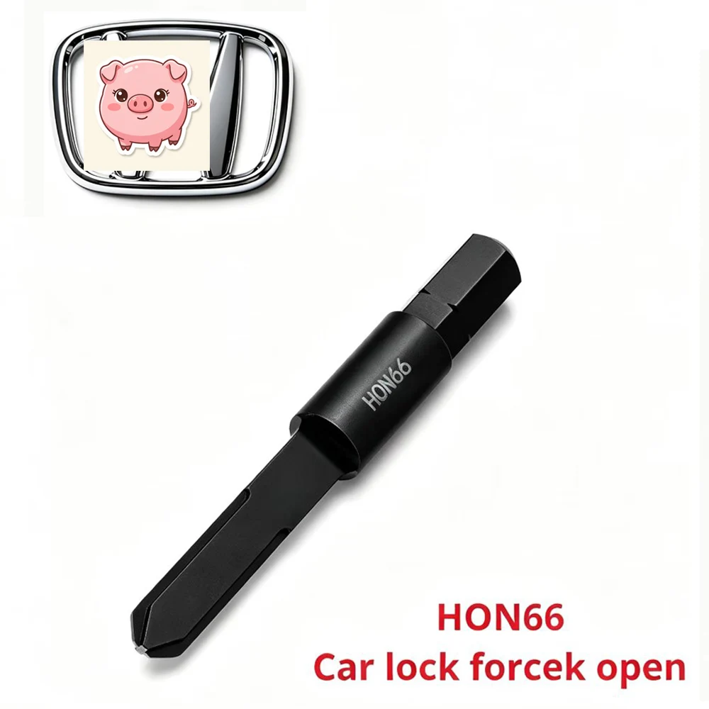 Premium HON66 Strong Force Key Decoder Emergency Lock Opening Kit-Ultra-Hard and Break Resistant for Car Door Open Vehicle Kit