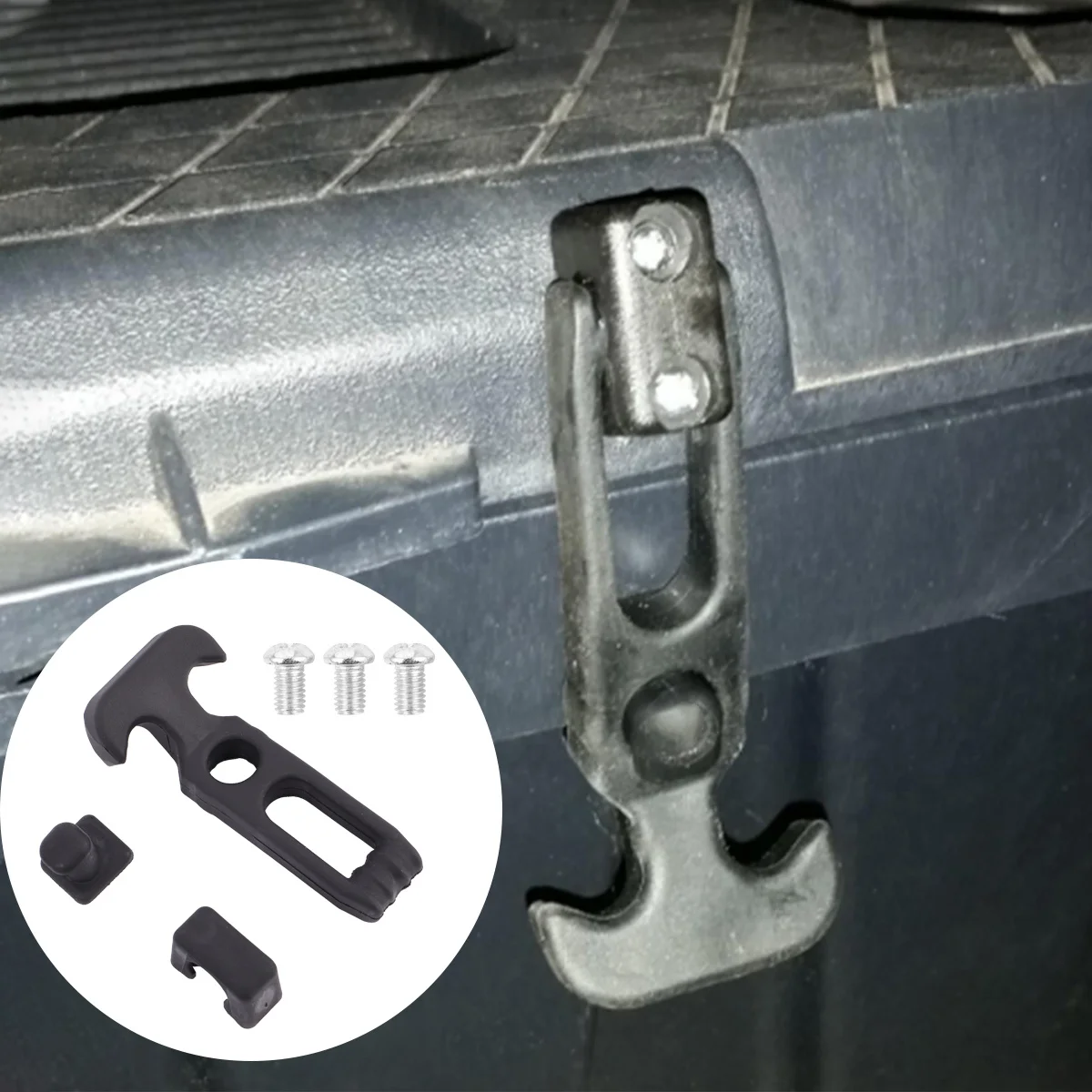 

4pcs Toolbox Rubber Draw Latch T-Handle Hasp For Tool Box Cooler T-Handle Latch Hood Machinery Buckle Fastener