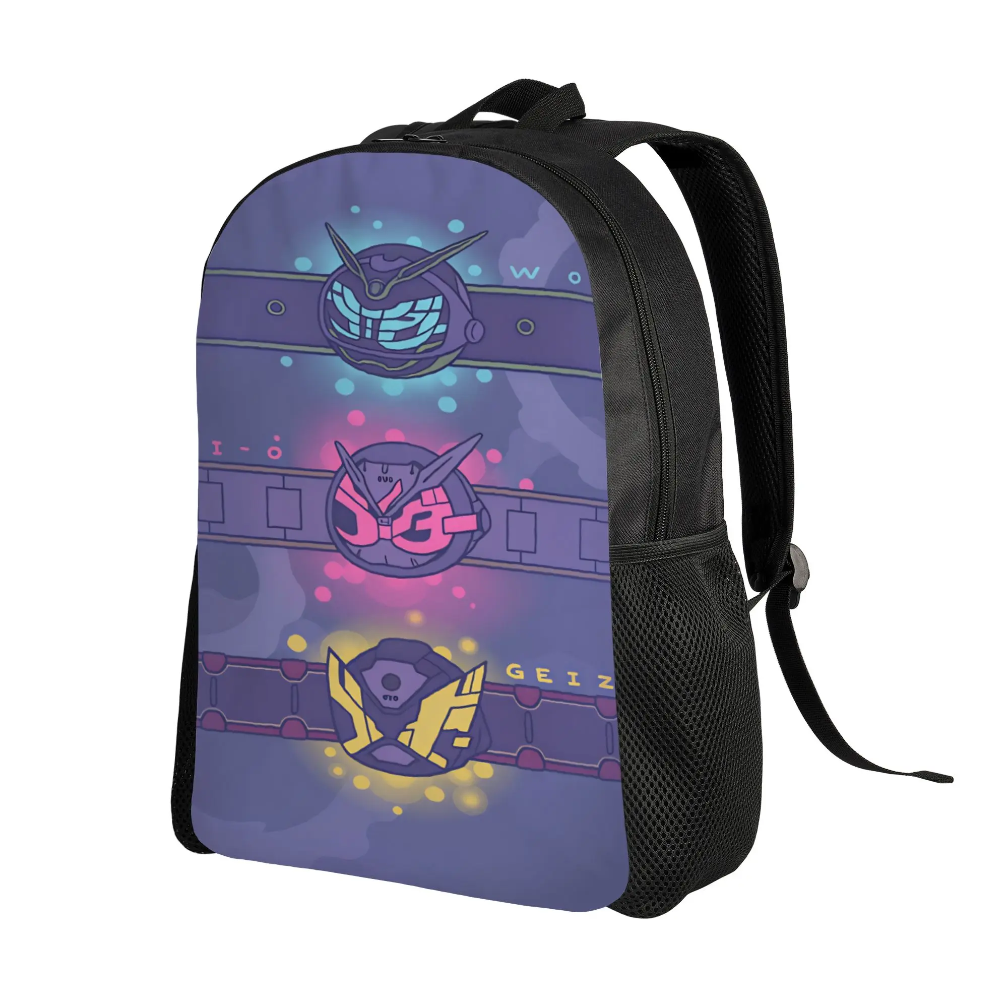 Kamen Riders Backpack  Hiking Backpacks Girl Style School Bags Colorful Breathable Rucksack