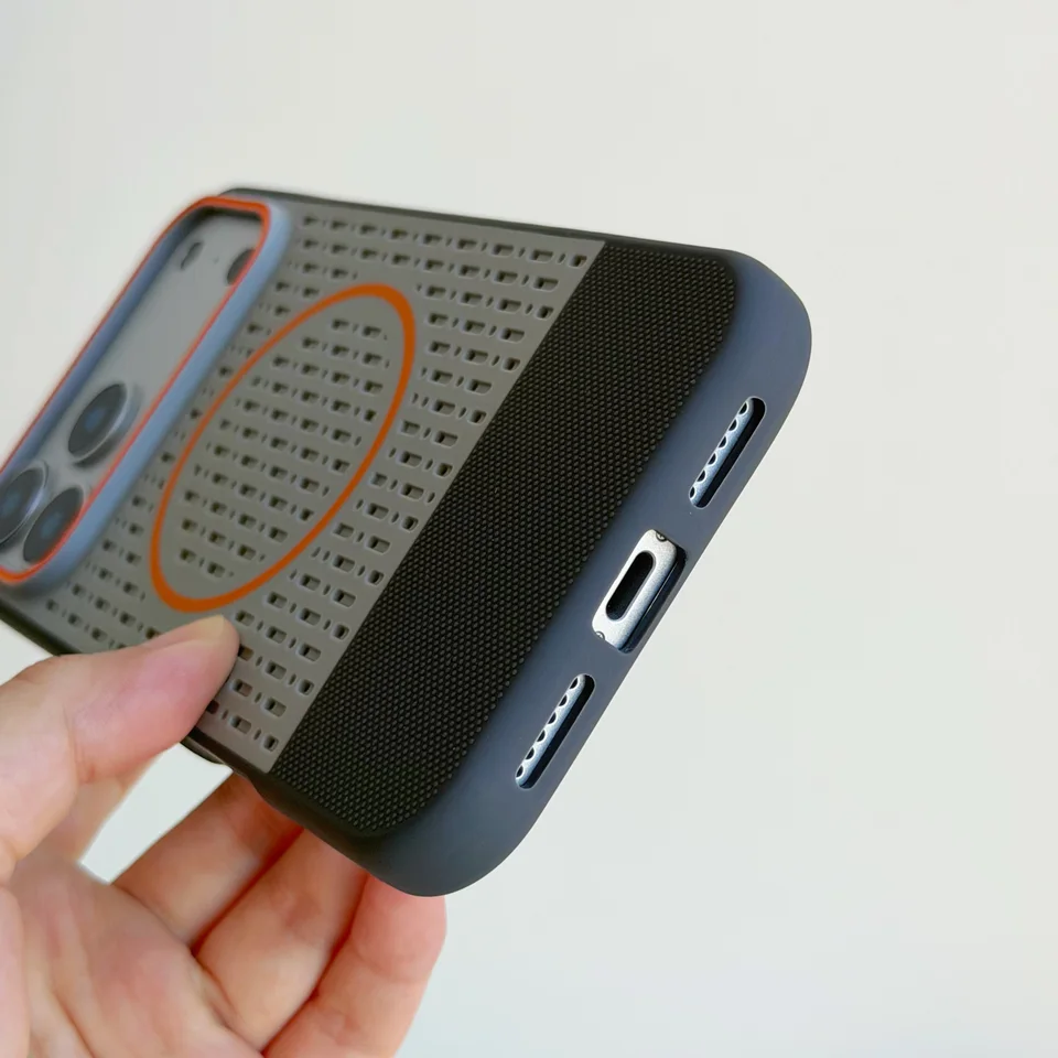 Funda de teléfono transpirable con disipación de calor para Apple iPhone 18 17 Air 16 15 14 13 Pro Max Plus, TPU suave a prueba de golpes 6