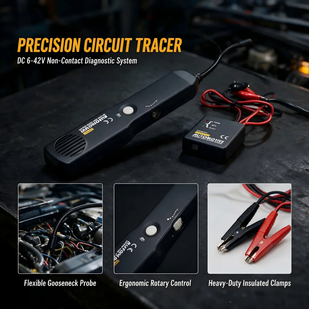 EM415PRO Auto Short Cable Tracker & Open Wire Finder Universal EM415 PRO 6-42V DC Find Car Short Circuit Wire Diagnostic Line