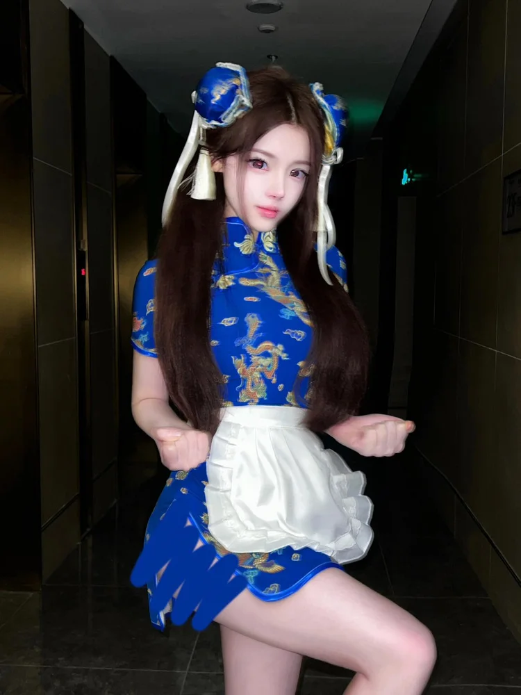 جديد الصينية Sle Dr loween Cisas Cosplay orm المدرسة orm ort شق منخفض ort Sve