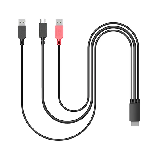 Cable original 3 en 1 SOLAMENTE para XP-Pen Artist10Sv2, Artist 13.3Pro, Artist 15.6/Pro, Artist 12Pro