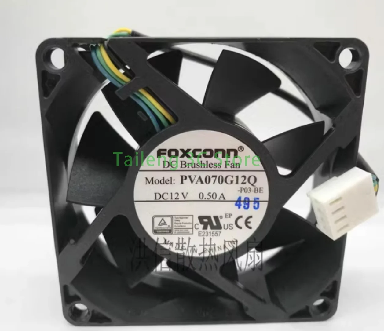 

Вентилятор Coooling 7 см PVA070G12Q-P02-BE Бесщеточный DC 12 В 0,50 А 70 мм X 25 мм 4-проводной ШИМ-кулер для процессора