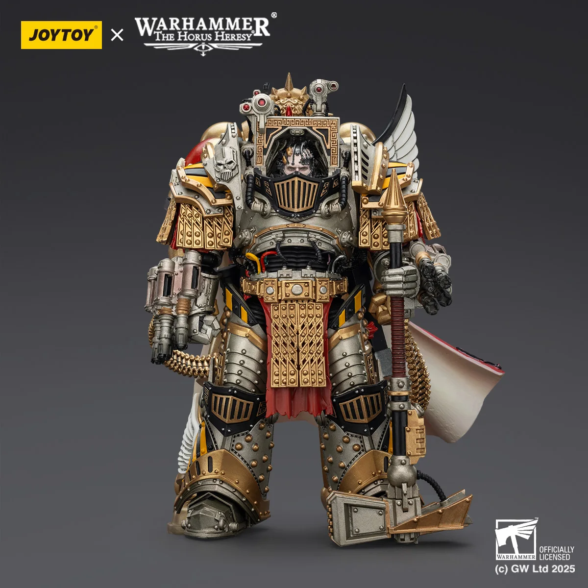 EN STOCK JOYTOY Warhammer 40K figurine Iron Warriors Perturabo, Primarch de la Légion lVth modèle militaire Anime