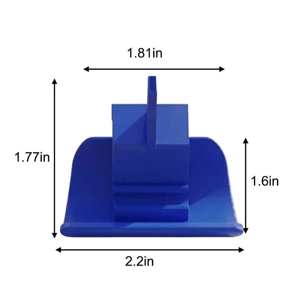 Replacement Latch Kit For TracVac Automatic Pool Cleaners, For HSXTV102 Model, Weather Resistant Blue Locking Clips