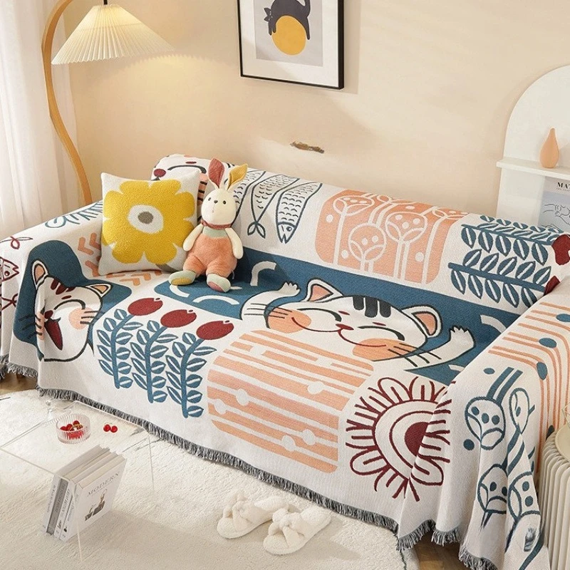 

Cloth all-inclusive full cover non-slip universal leather sofa cushion cover cover blanket