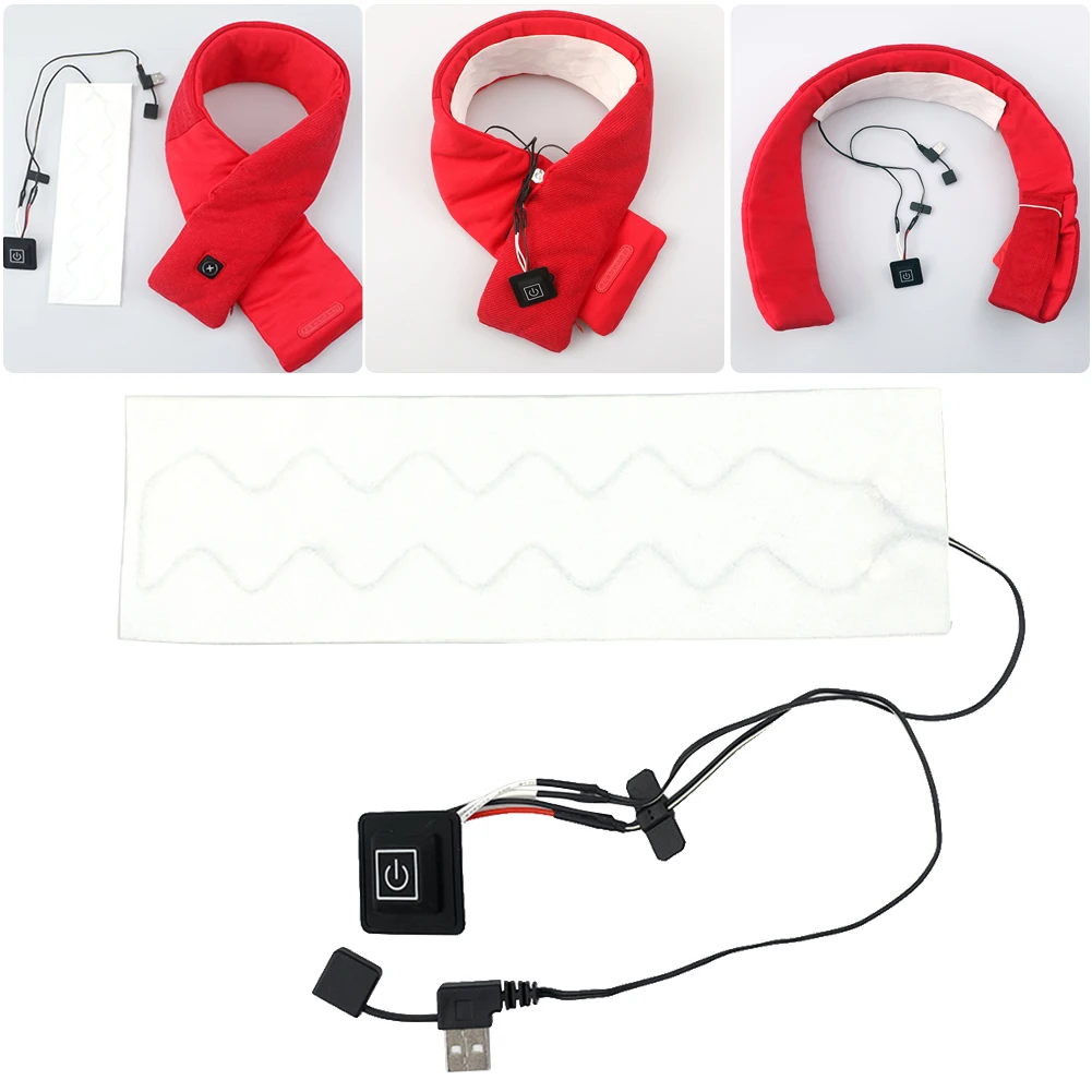 Chauffage électrique USB pour camping en plein air, tampon métropolitain, étanche, 3 recyclables, température réglable, outil de chauffage pour l'hiver