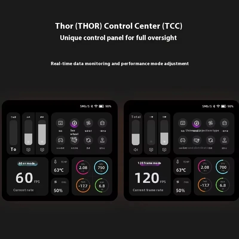 Consola de Juegos Portátil AYN Thor con Pantalla OLED Dual de 6», CPU Qualcomm Snapdragon, Android 13, Batería de 6000 mAh y Hall Stick 5