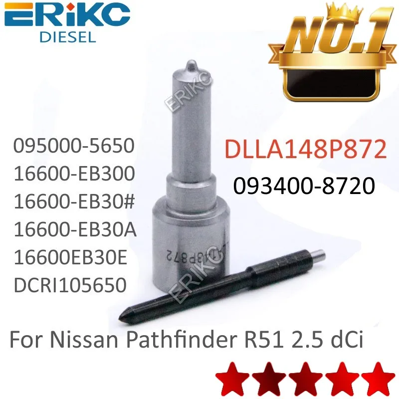 DLLA148P872 Форсунка Common Rail DLLA 148 P872 Дизельный распылитель DLLA 148P872 для Nissan Pathfinder R51 2.5 dCi 095000 -5650