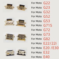 10Pcs For Motorola Moto G13 G22 G23 G32 G52 G53 5G G82 G72 G73 E13 E22 E20 E30 E32 E40 USB Charging Port Dock Charger Connector