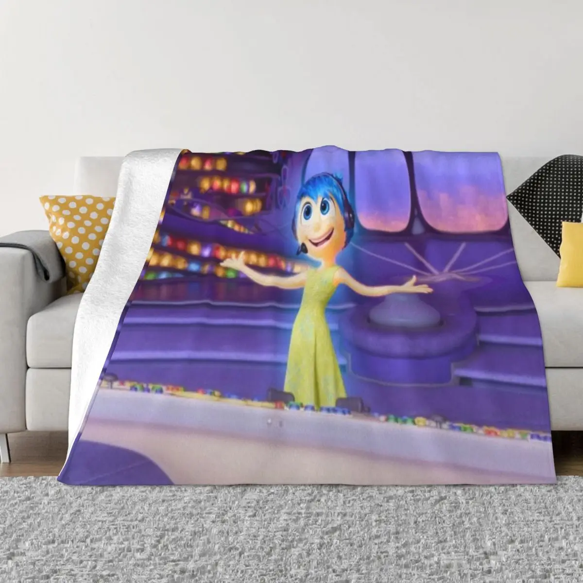 

Одеяло Inside Out 000982, одеяло с принтом, комфортное теплое, мягкое, зимнее теплое одеяло, одеяло