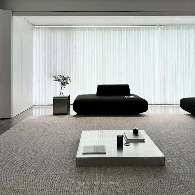 Minimalist Light Luxury Stainless Steel Side Table for Small Living Room Sofa, Modern Accent Coffee Table for Home