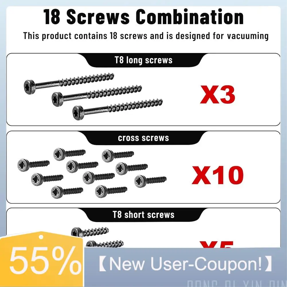 A60T New Replacement Screws Kit For Dyson V6 V7 V8 V10 V11 Vacuum Cleaner Parts For Cyclone Blower Brush Head Power Pack Battery