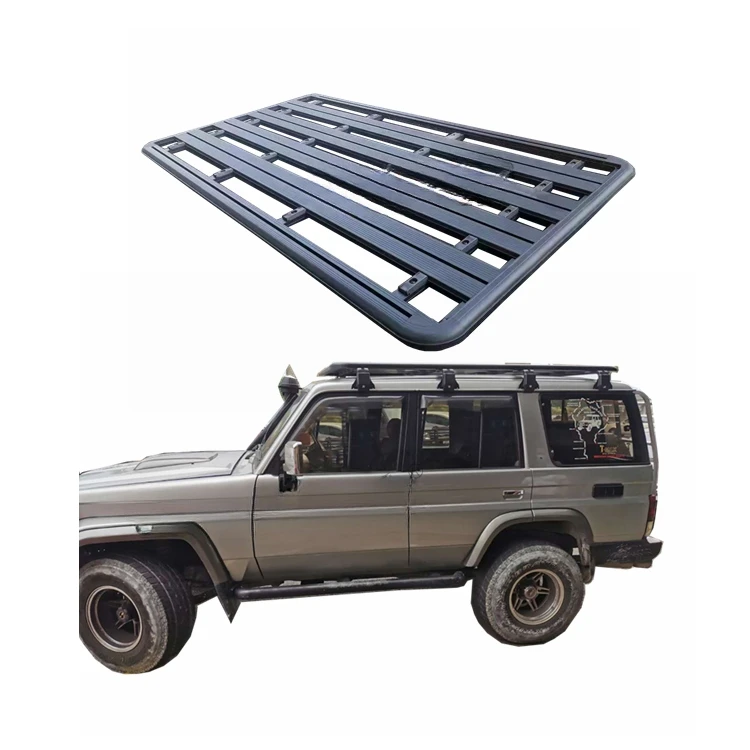 

GZDL4WD 4x4 Offload Pickup SUV Car Aluminum Alloy Flat Roof Rack Universal Luggage Carrier 220X142custom