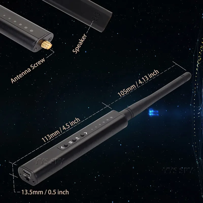 أدوات تجسس صغيرة محمولة كاشف كاميرا خفية RF إشارة GSM علة الماسح الضوئي Espia أدوات كشف الكاميرا السرية الأمن + حماية