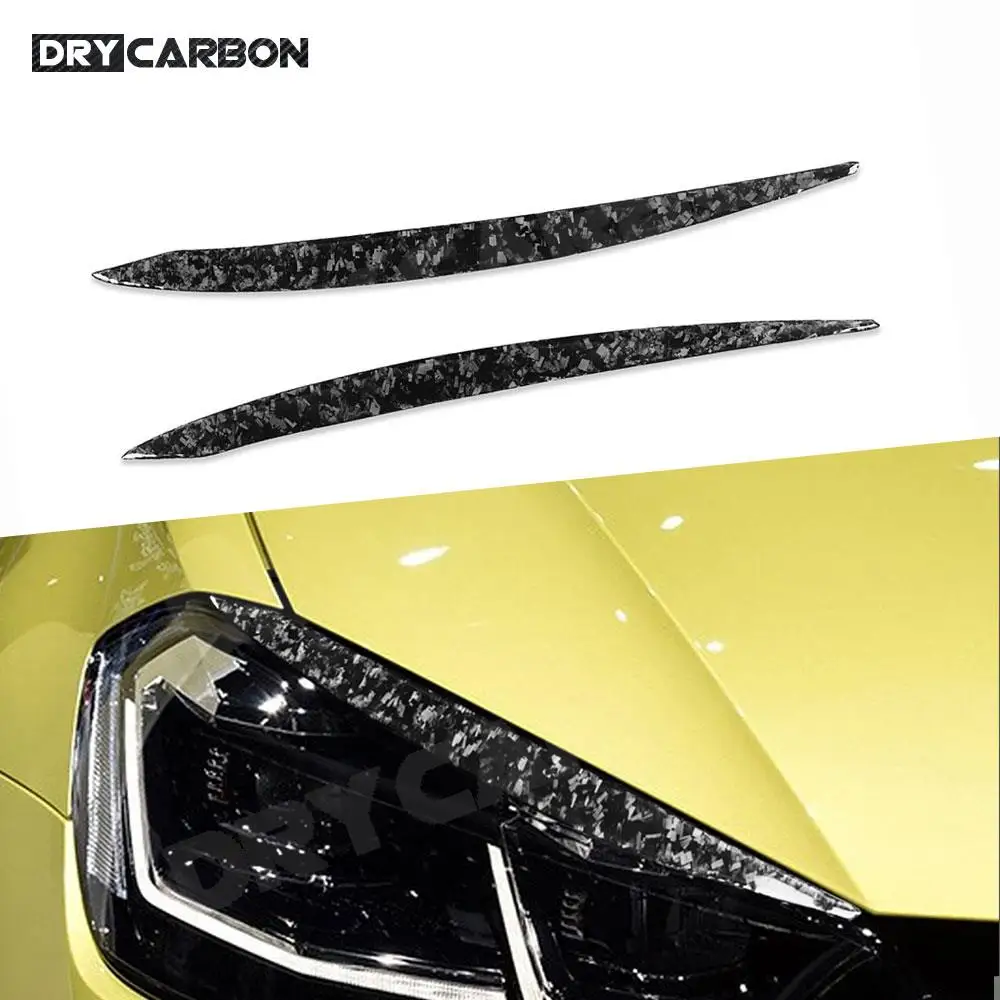 

Кованое углеродное волокно, передние веки, накладки на брови, наклейки, чехол для Volkswagen VW Golf 7 7,5 VII MK7 MK7.5 2013-2018