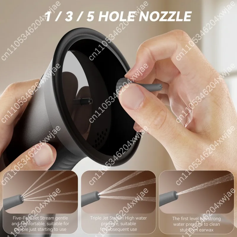 Portable Automatic Electric Ear Washer Rechargeable Earwax Cleaning Instrument Ear Canal Flushing Device