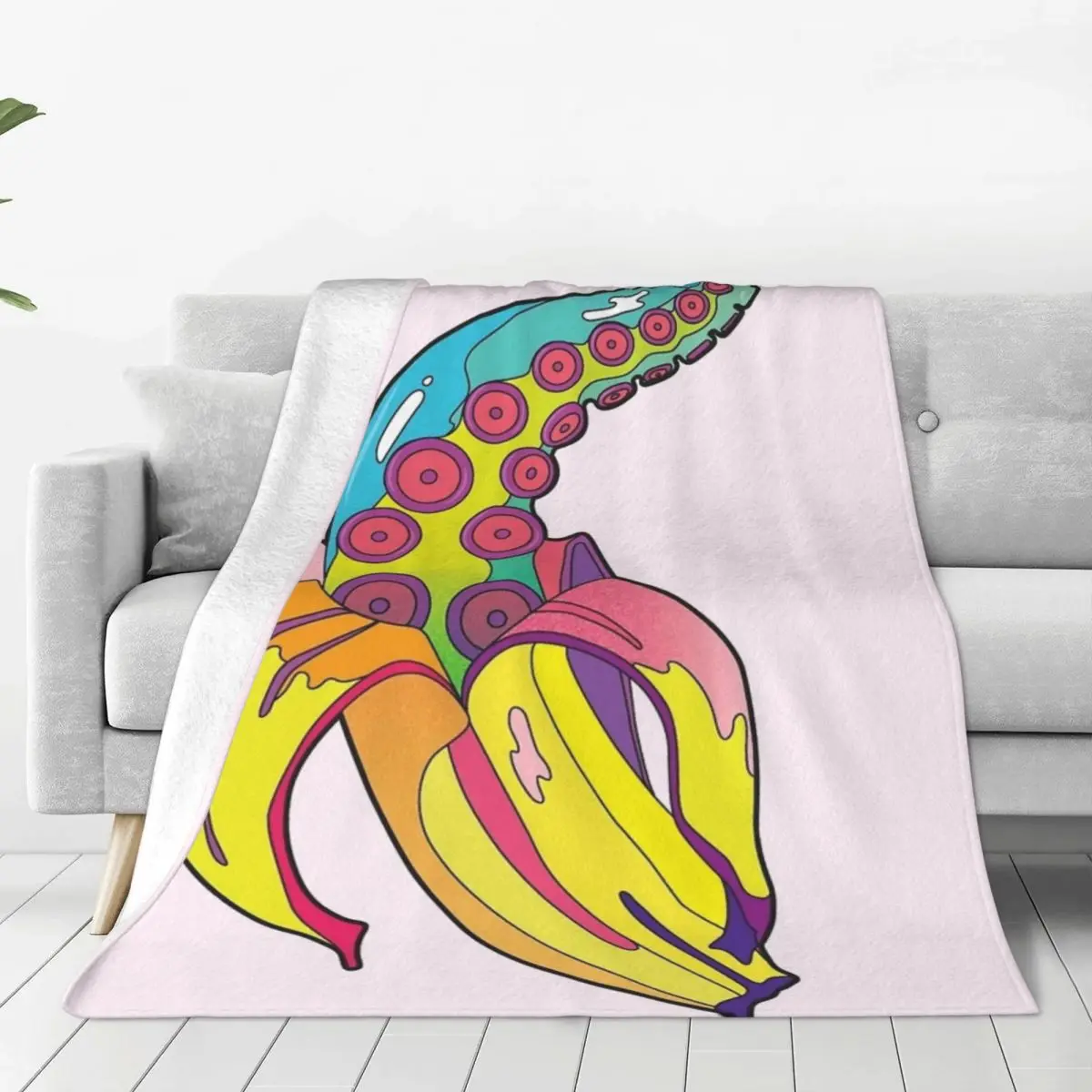 Bananacle Four Seasons Universal Blanket Campsites Can Be CoveredChristmas Present