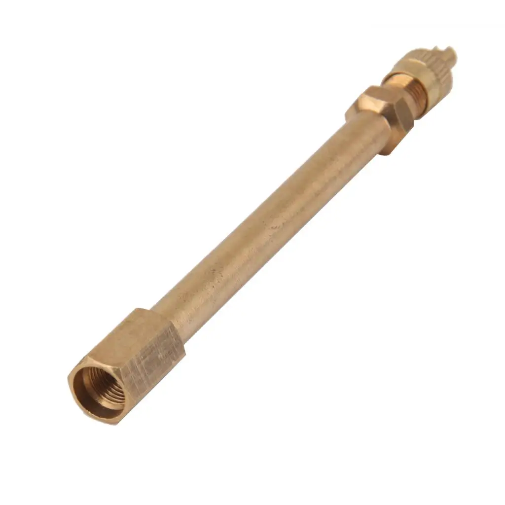 Copper Valve Stem Extension Rod Brass 100mm Air Inflation Tube for Bus Truck Passenger Car Tire Repair