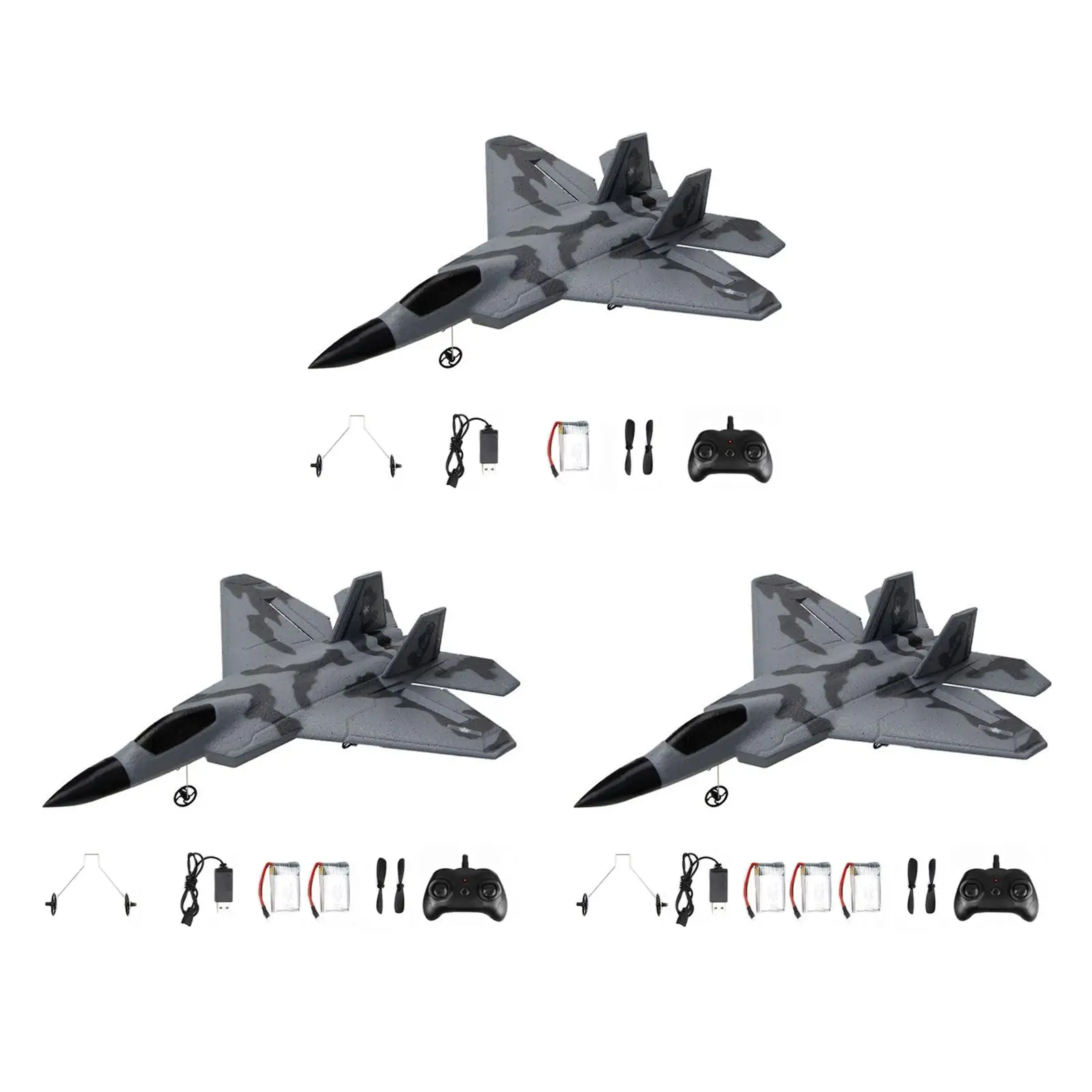 Jouets d'extérieur pour avion RC 2CH prêts à la planeur télécommandé 2.4G