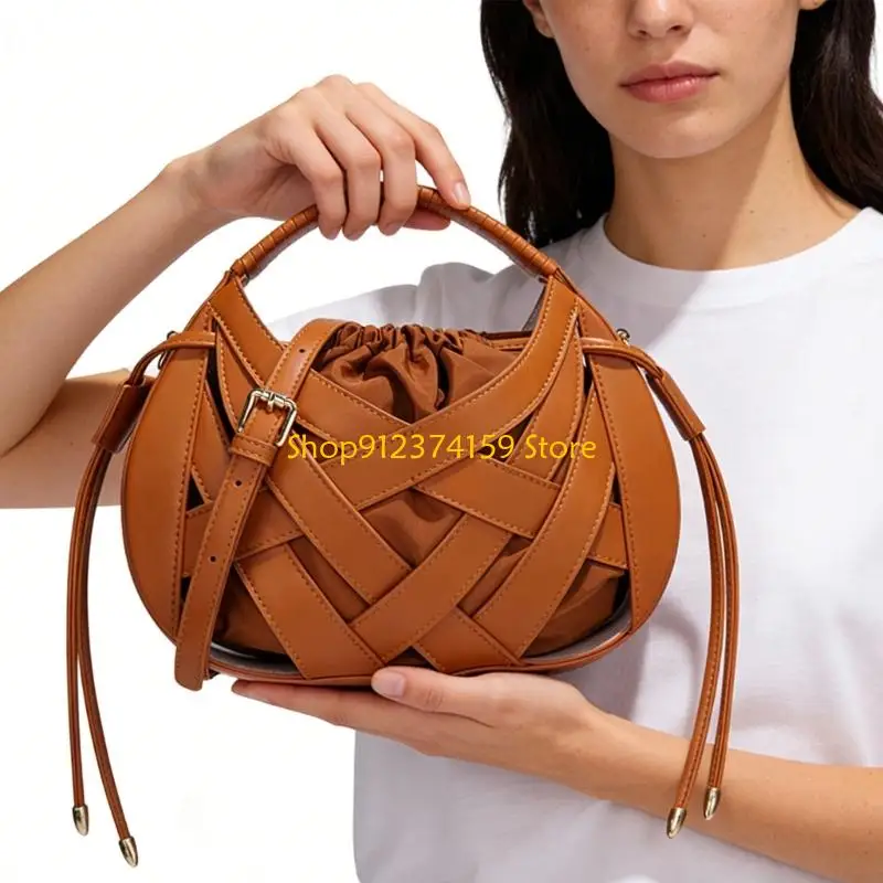 

G5AE Sophisticated Hollow Out Top Handle Purse For Work Or Casual Daily Use