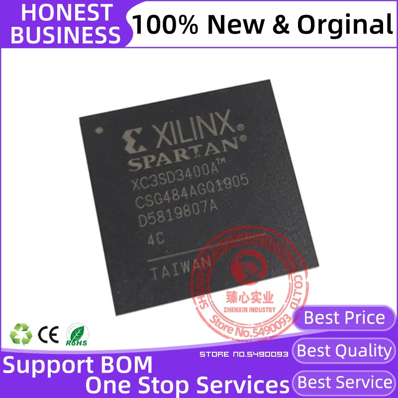 

XC3S1000-4FTG256C New original XC3S1000 FBGA-256 FPGA - Field Programmable Gate Array