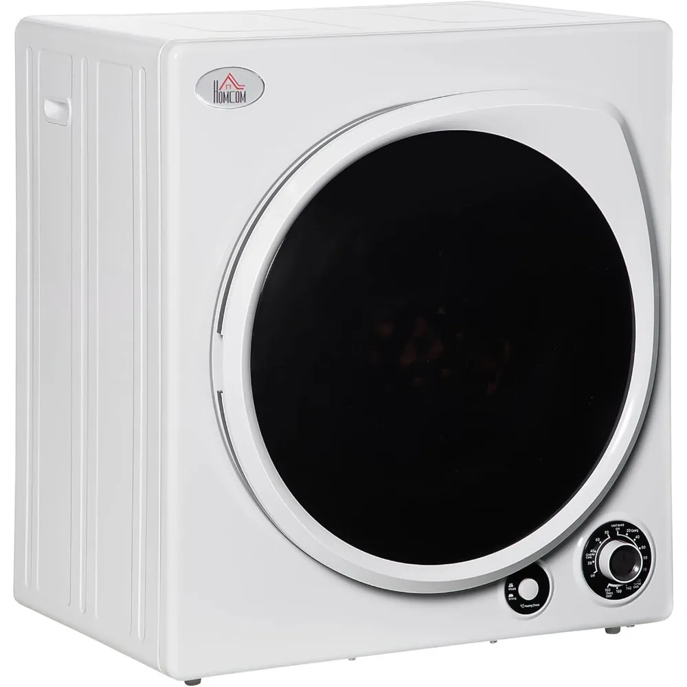 

2024 New Automatic Dryer Machine, 1350W 3.22 Cu. Ft. Portable Clothes Dryer with 5 Drying Modes and Stainless Steel Tub