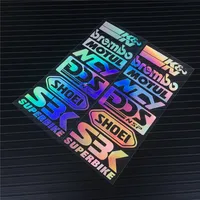 Racing Car Modification Graffiti Waterproof Reflective Stickers For Motorcycle Side Strip Bike Helmet Laptop Luggage Decal