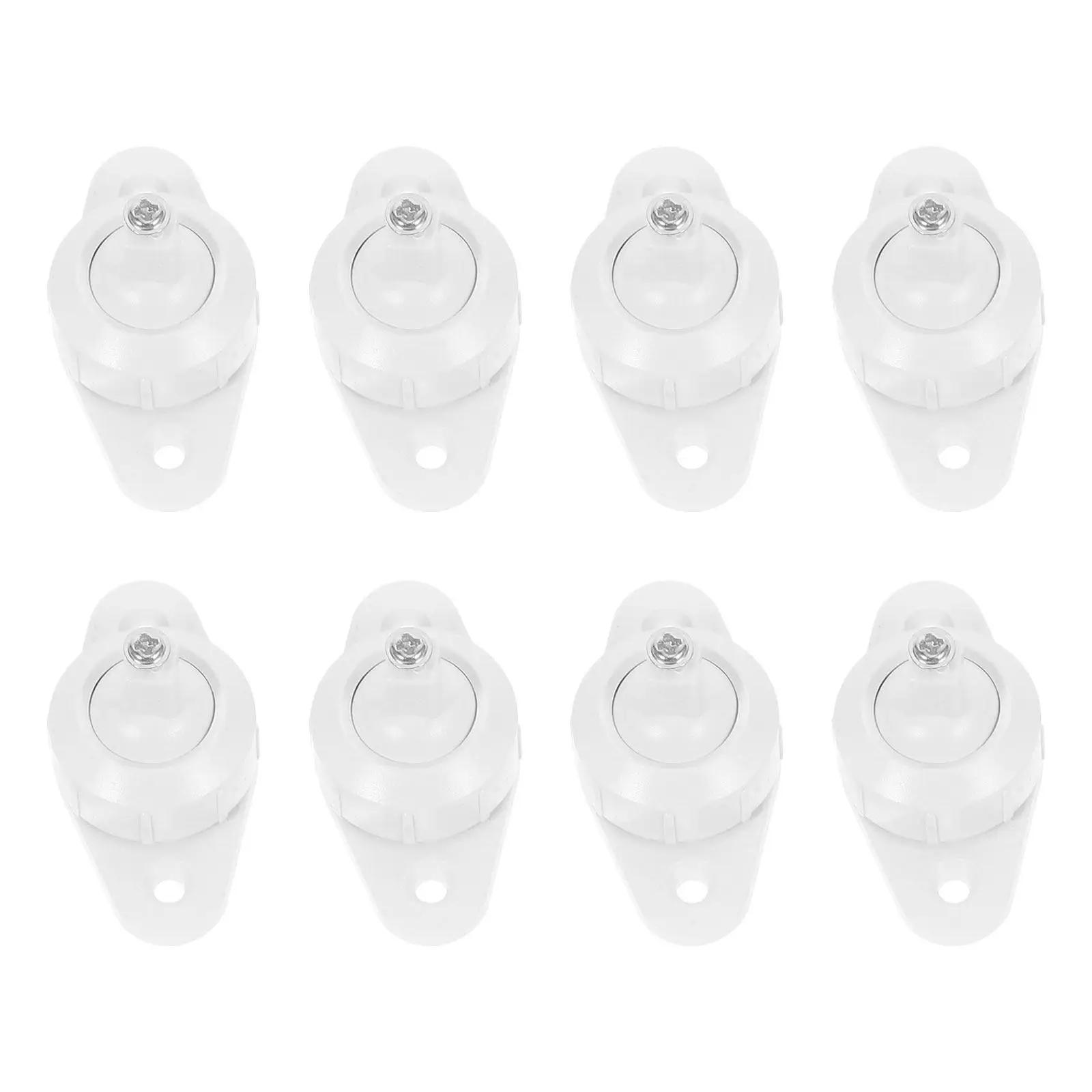 8Pcs Universal Pir Infrared Alarm Wall Mount Bracket Fast Install Motion Sensor Holder for Home Rv Door Security