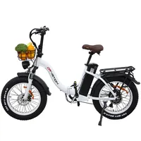 DRVETION CT20 Folding Electric Bike 20*4.0inch Fat Tire 750W Motor E-Bike 48V 10Ah/15Ah/20Ah Removable Battery 45km/h Disc Brake