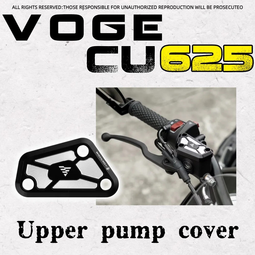 For VOGE CU625, upgrade to upper pump cover, CNC machined aluminum alloy, upper pump protective cover.