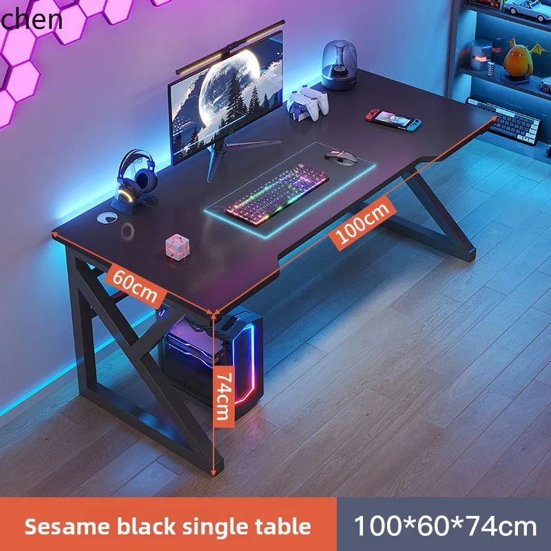 YFY Computer  Desktop Home E-Sports Table Simple Modern Office  Bedroom Student Writing  and Chair Set Study