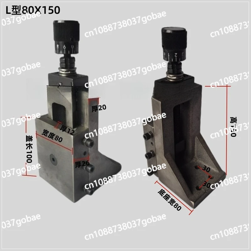 Cast Iron Workbench Dovetail Groove Drag Plate Screw Guide Rod One-Way Slider Workbench Woodworking Machinery