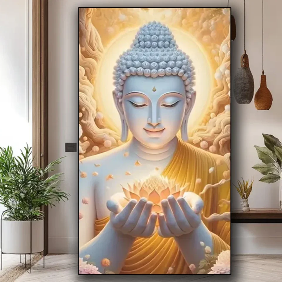 

Флуоресцентный гриб Будда Diy алмазная живопись ювелирные изделия вышивка крестиком Алмазная художественная хрустальная мозаика последний креативный домашний декор подарок