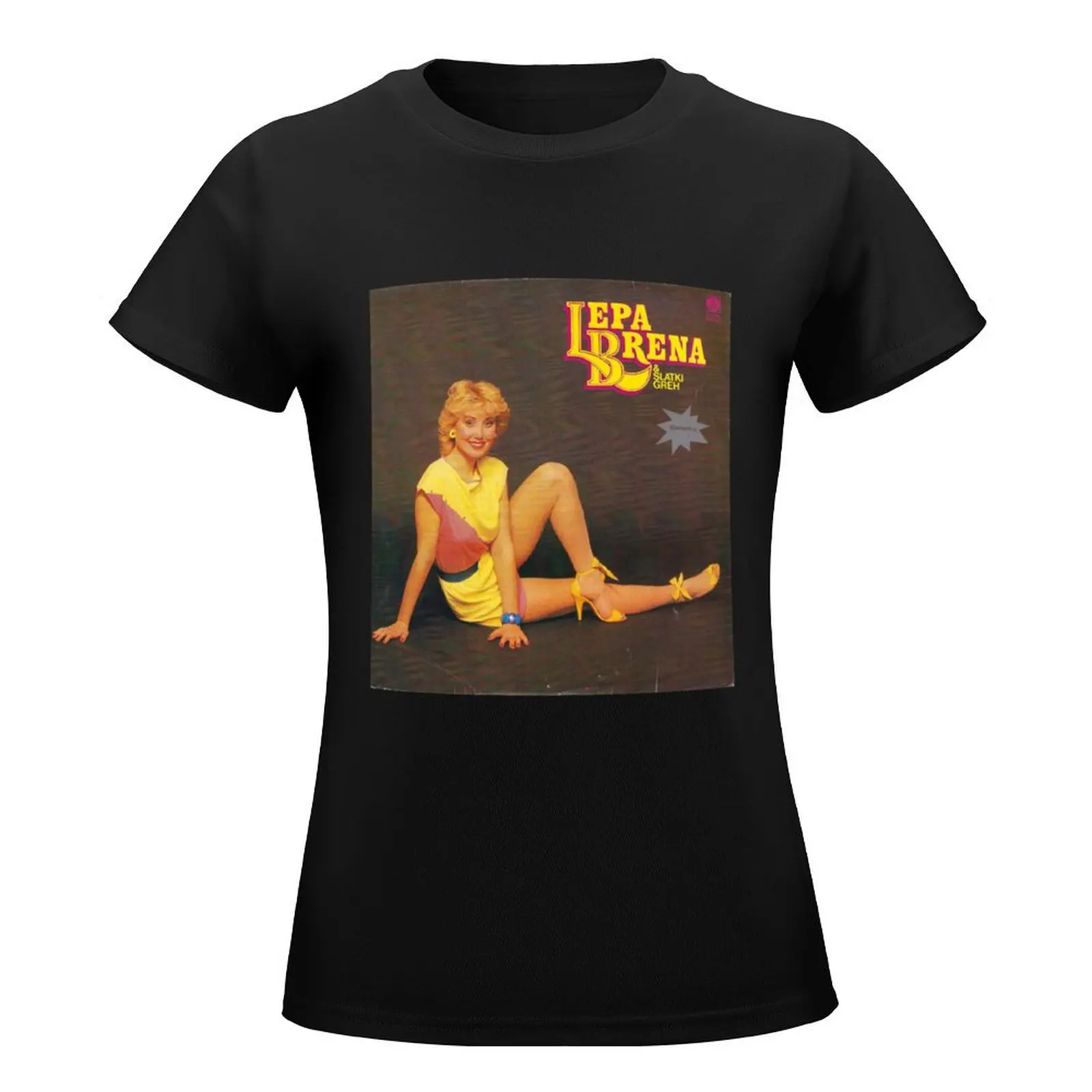 Lepa Brena T-Shirt plus sizes funnys Women's tee shirt