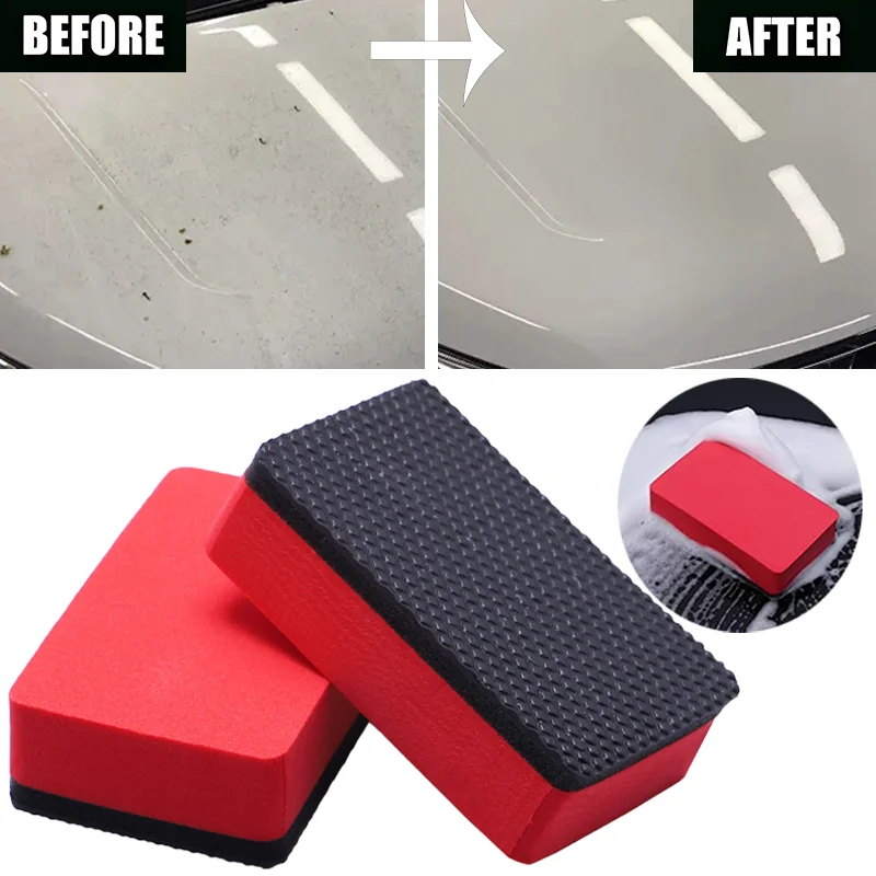 

Car Magic Clay Bar Pad Decontamination Sponge Car Square Detailing Sponge Cleaning Eraser Wax Polish Tool Car Wash Accessories