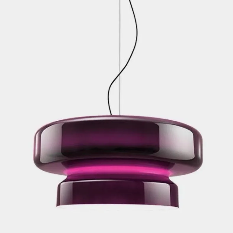 Nordic Postmodern Art Restaurant Cafe Club Famous Star Personality Color Light Luxury Designer Glass Chandelier