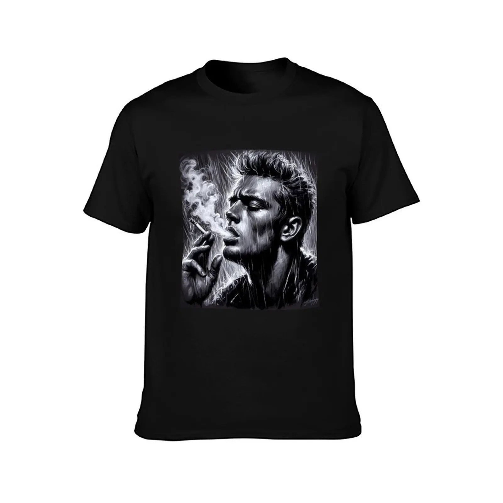 James Dean Vintage T-Shirt graphic t shirt vintage anime figures Men's t-shirts