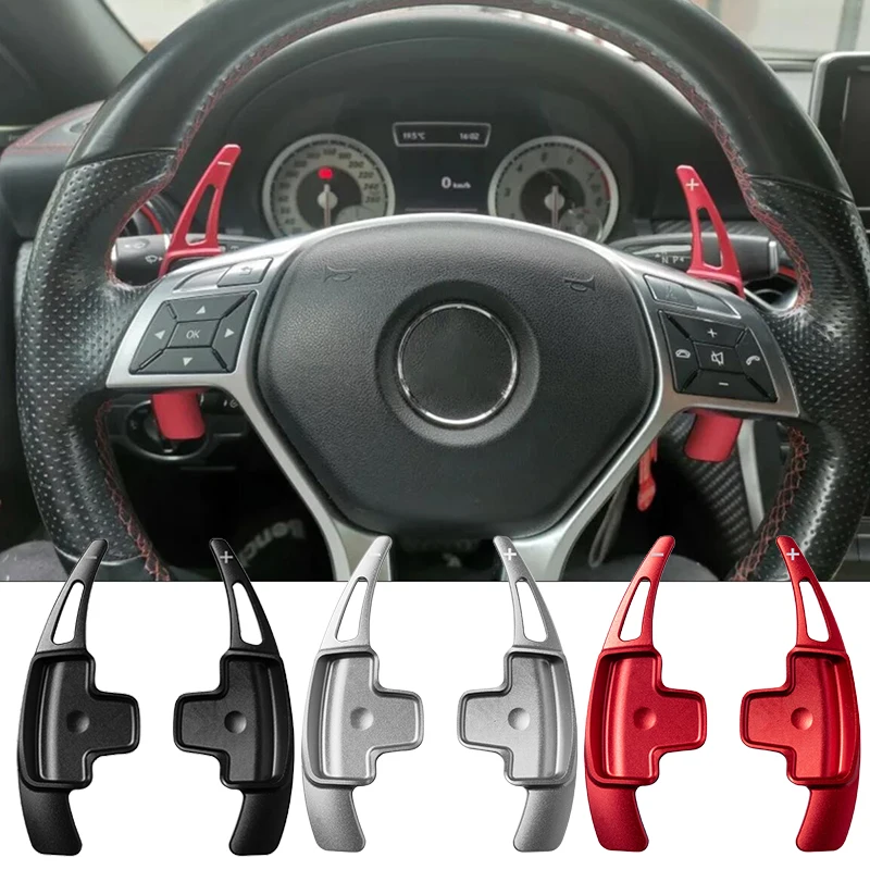 Para Mercedes-Benz Clase A A180 A200 A220 A250 W176 2013-2015, Palanca de Cambios para Volante de Coche, Extensor de Aleación de Aluminio para Estilizar el Coche