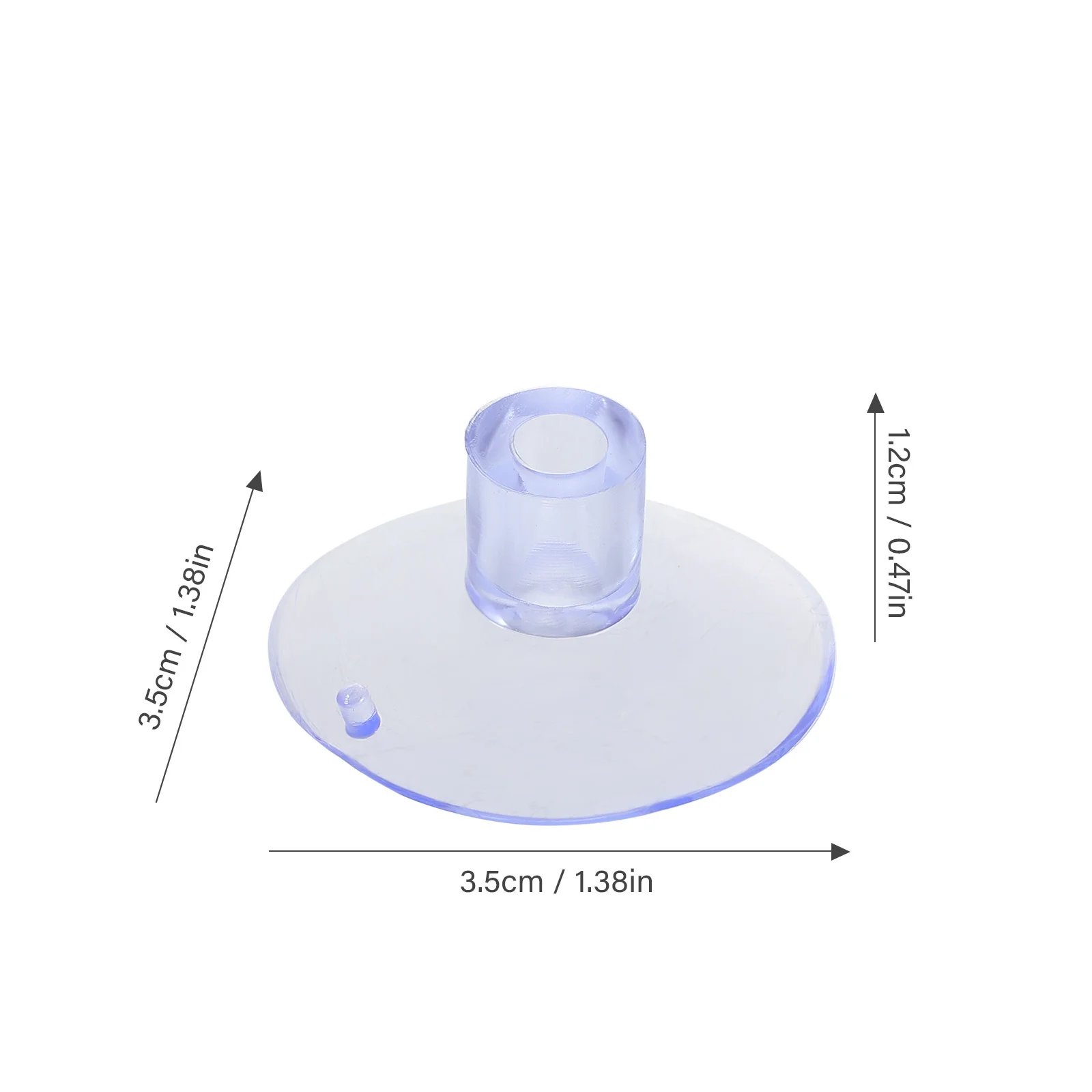 100Pcs Flag Suction Cup Pads Durable PVC Material for Hanging Decorations on Smooth Flat Surfaces Small Suction Cups