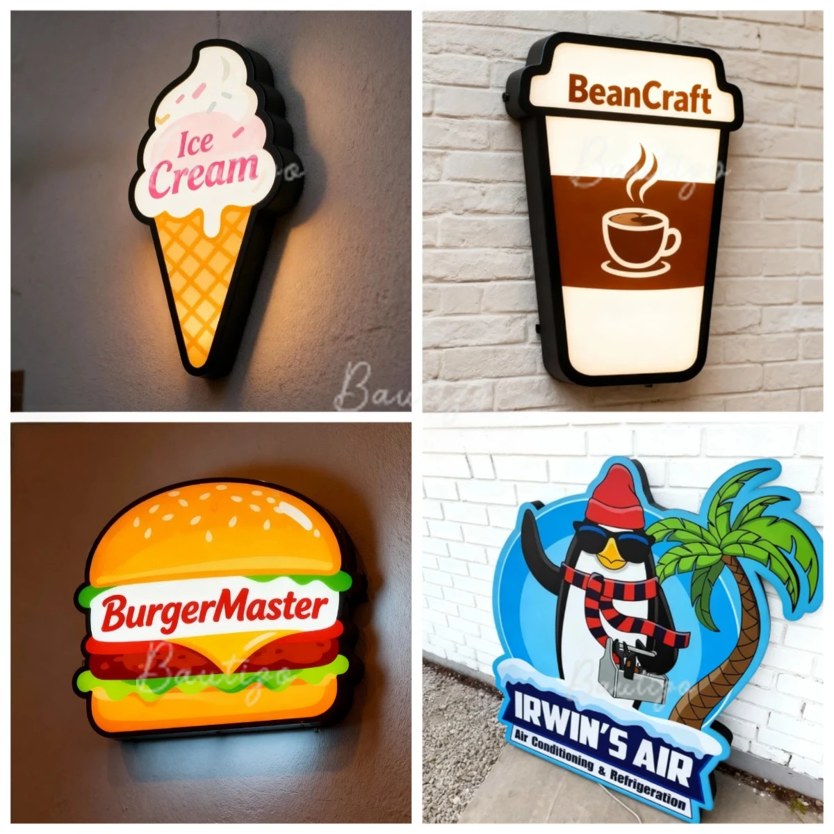 Sinal de parede personalizado neon led carta luz logotipo ao ar livre retroiluminado aço inoxidável à prova intempéries iluminado vitrines lojas caixa 3d casa