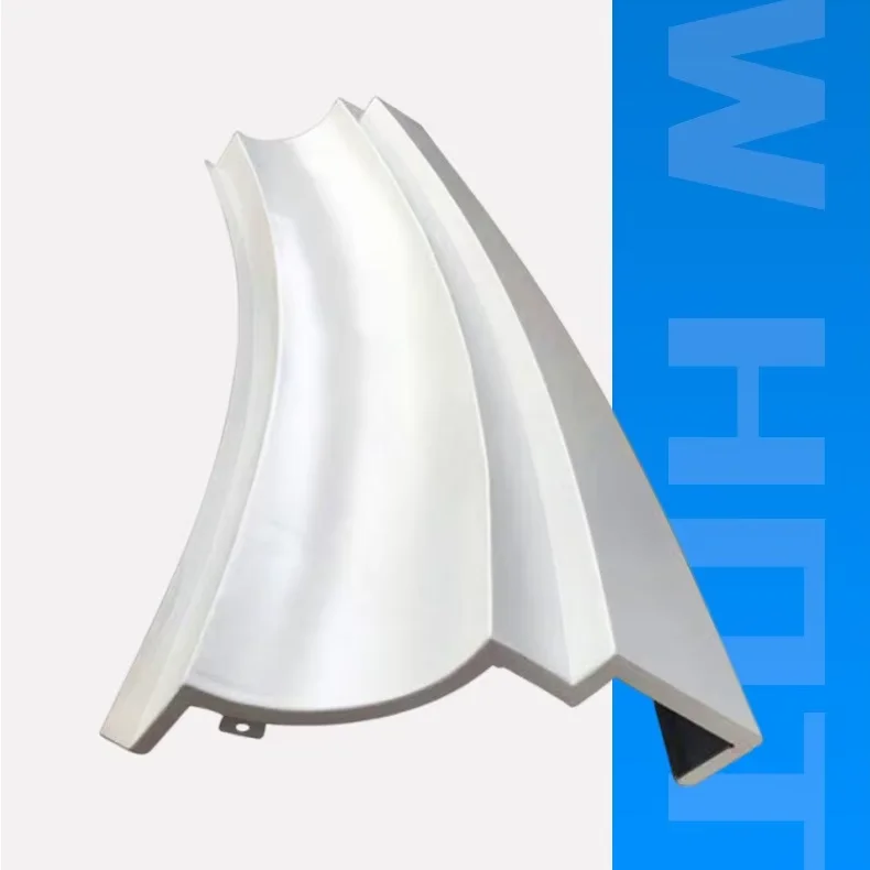 التخصيص حار بيع للماء الألومنيوم القشرة غير النظامية منحني الملف الشخصي الستار لوحة الحائط #1