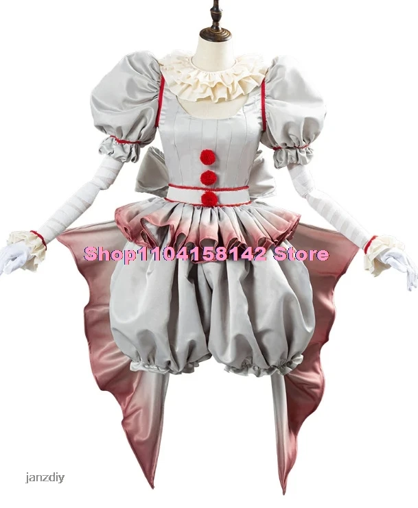 Costume de Cosplay du Film Clown détectée ywise, Tenue d'Halloween pour Bol, Horreur Lolita, Habillage pour Femme, Robe Nette, ixde Carnaval, Ensemble Complet