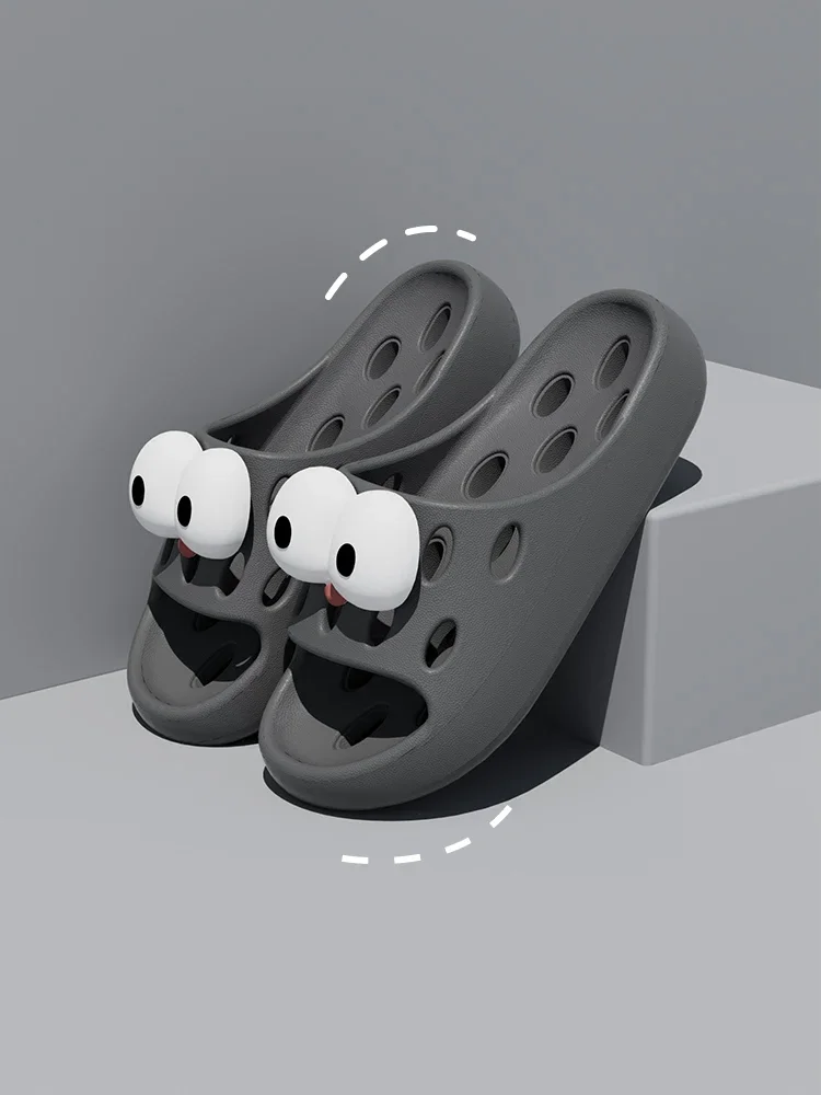 Zapatillas de baño con fugas, antideslizantes, de secado rápido, para parejas, para hombres y mujeres, uso interior en el hogar, zapatillas de ducha