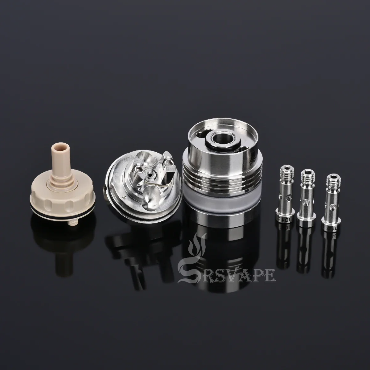 WOLFCOOLVAPE Old School RTA - MTL/DL، 4 دبابيس هوائية، رذاذ قابل لإعادة البناء