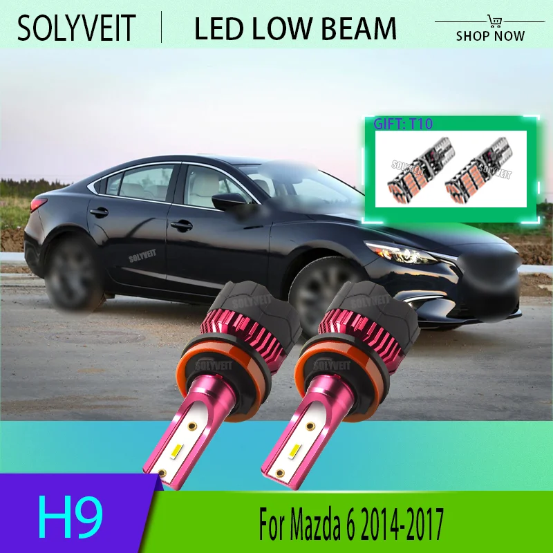 

Transform Your Driving Experience 6000k White High Bright H11/H9/H8 LED Low/Dipped Beam Bulb For Mazda 6 2014 2015 2016 2017