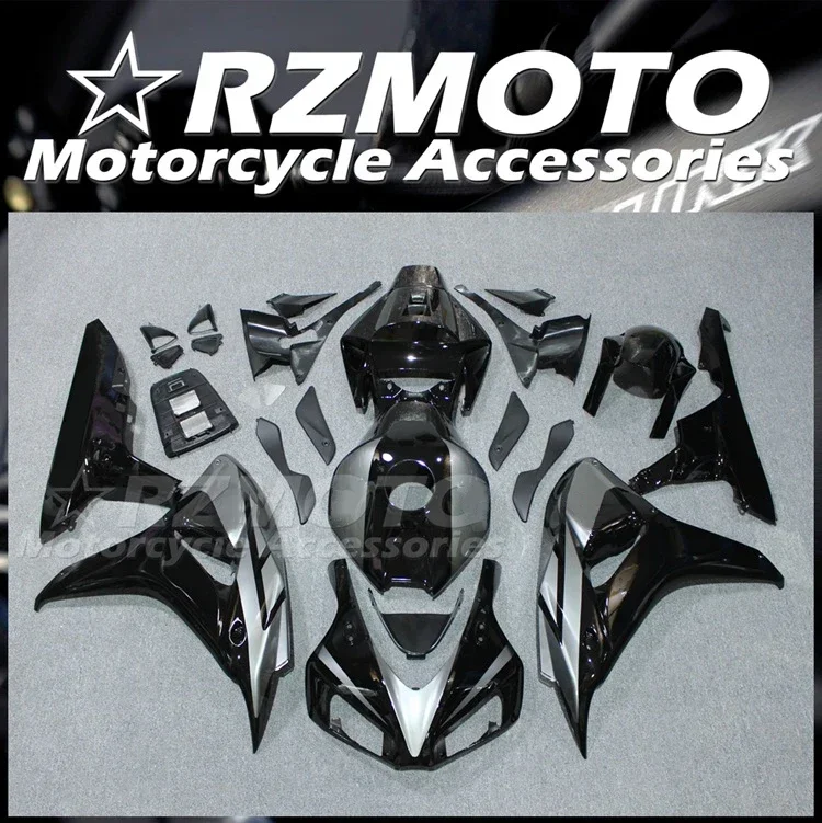 

4Gifts New ABS Whole Motorcycle Fairings Kit Fit for HONDA CBR1000RR 2006 2007 06 07 Bodywork Set Custom Black Gray