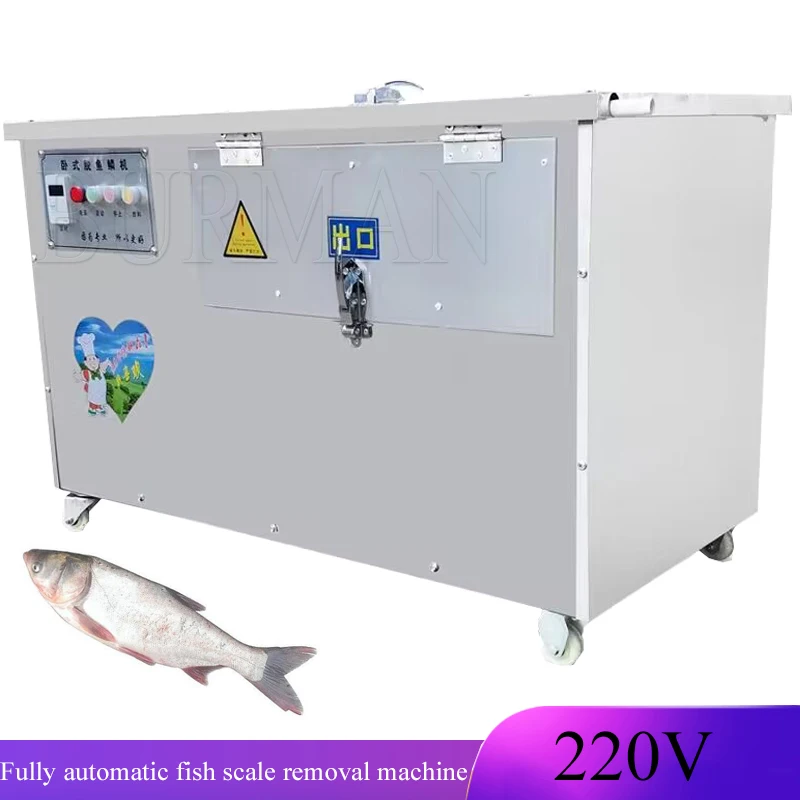 Fish Scales Remover Killer Cutter Fully Automatic Fish Scale Removing Machine